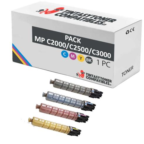 Compatible PACK Ricoh Aficio MP C2000 / C2500 / C3000