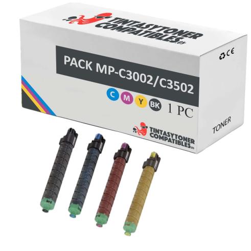 Compatible Pack Ricoh Aficio MP C3002 / MP C3502