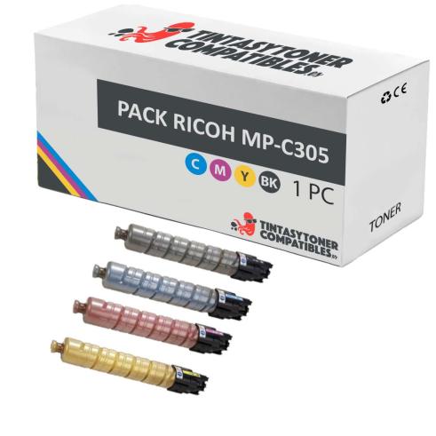 Compatible Pack Ricoh Aficio MP C305