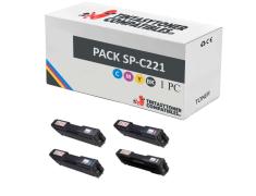 Compatible Pack Ricoh Aficio SP C220 / C221 / C222 / C240