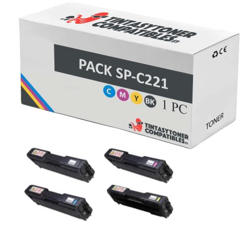 Compatible Pack Ricoh Aficio SP C220 / C221 / C222 / C240