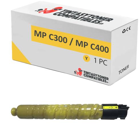 Compatible Ricoh Aficio MP C300 / MP C400 Amarillo