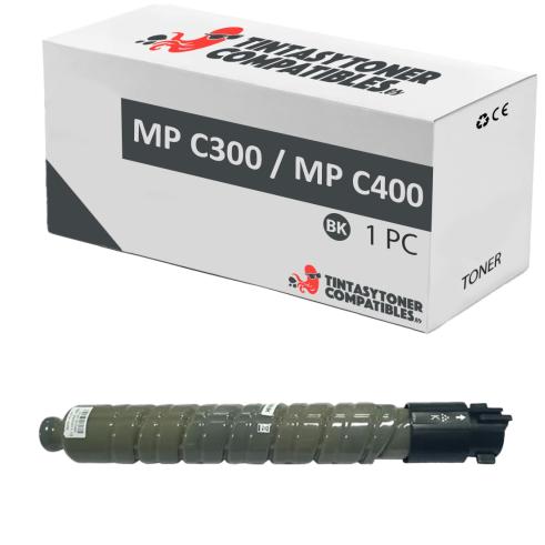 Compatible Ricoh Aficio MP C300 / MP C400 Negro