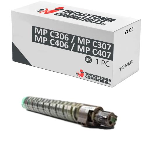 Compatible RICOH AFICIO MP C306 / MP C307 / MP C406 / MP C407 Negro