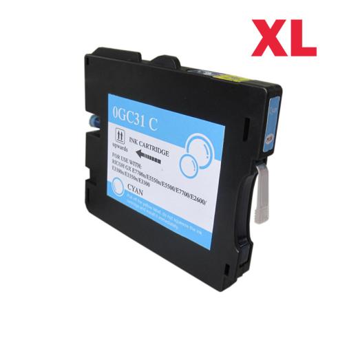 Compatible Ricoh GC31XLC Cyan