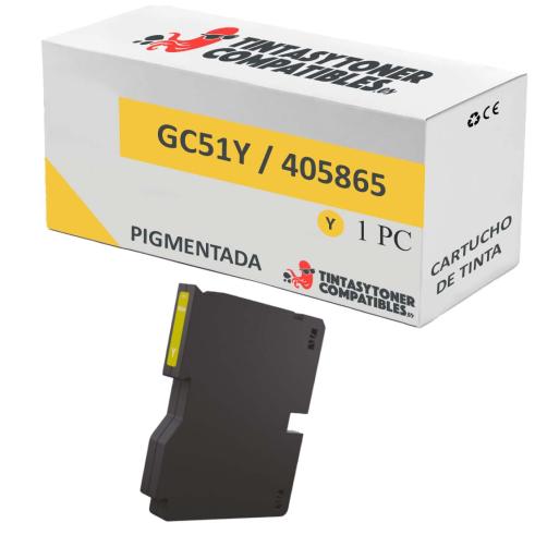 Compatible Ricoh GC51 Amarillo Pigmentado