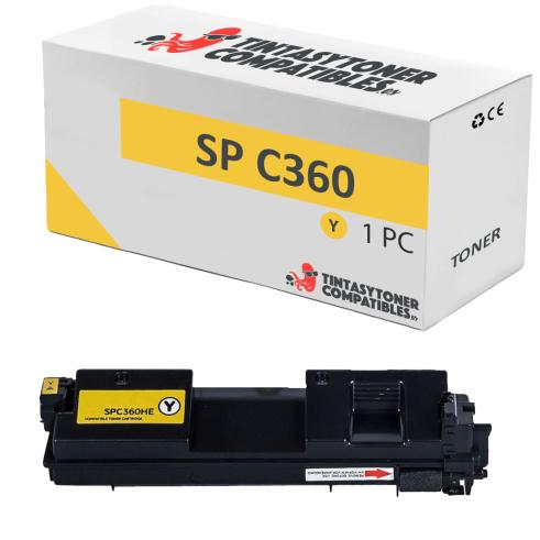 Compatible Ricoh SPC360 Amarillo