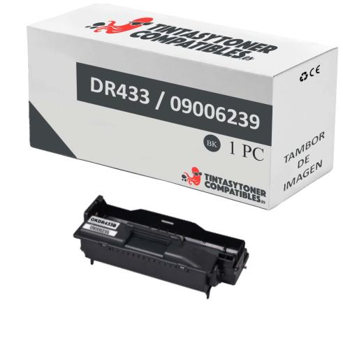 Compatible Tambor OKI DR433 Negro