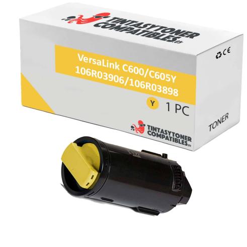 Compatible Xerox VersaLink C600 / C605 Amarillo