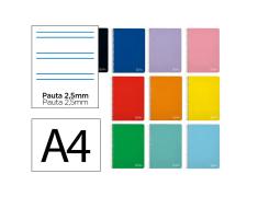 CUADERNO ESPIRAL A4 WITTY TAPA DURA PAUTA ESTRECHA 2,5MM LIDERPAPEL