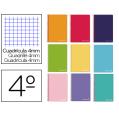 CUADERNO ESPIRAL CUARTO WITTY TAPA DURA CUADROS 4MM LIDERPAPEL