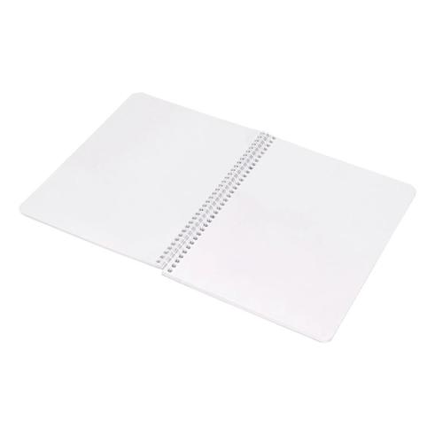 CUADERNO ESPIRAL CUARTO WITTY TAPA DURA LISO LIDERPAPEL