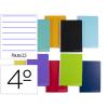 CUADERNO ESPIRAL CUARTO WITTY TAPA DURA PAUTA ESTRECHA 2,5MM LIDERPAPEL