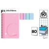 Cuaderno Espiral Fº 80 Hojas 90 G/M² Pastel