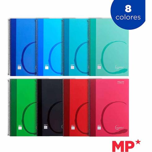Cuaderno MP Espiral Forrado de 80 Hojas 90g
