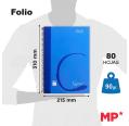 Cuaderno MP Espiral Forrado de 80 Hojas 90g