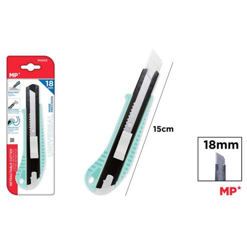 Cúter de Plástico Azul 18mm MP
