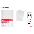 Dossier Uñero Color Blanco A4 12 Unidades