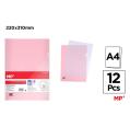 Dossier Uñero Color Rosa A4 12 Unidades