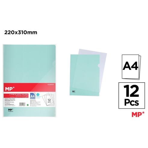 Dossier Uñero Color Turquesa A4 12 Unidades