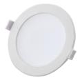 DOWN LIGHT LED E6 / 10W LUZ BLANCA 6000K (90-102mm) MARCO BLANCO