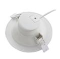 DOWN LIGHT LED E6 / 5W LUZ BLANCA 6000K (68-80mm) MARCO BLANCO