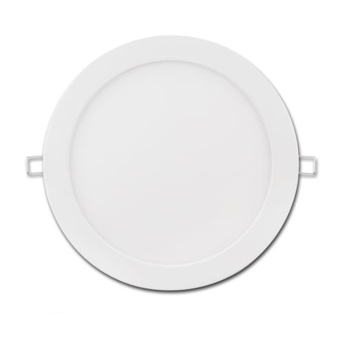 DOWN LIGHT LED E6 SLIM / 18W LUZ BLANCA 6000K (200-210mm) MARCO BLANCO
