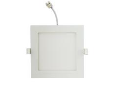 DOWN LIGHT LED E6 SLIM / 18W LUZ NATURAL 4000K (200-210mm) MARCO CUADRADO BLANCO