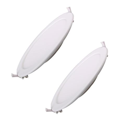 DOWN LIGHT LED E6 SLIM / 20W LUZ NATURAL 4000K (220-230mm) MARCO BLANCO