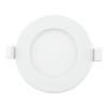 DOWN LIGHT LED E6 SLIM / 6W LUZ BLANCA 6000K (100-110mm) MARCO BLANCO