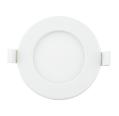 DOWN LIGHT LED E6 SLIM / 6W LUZ BLANCA 6000K (100-110mm) MARCO BLANCO