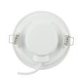 DOWN LIGHT LED E6 SLIM / 9W LUZ BLANCA 6000K (100-110mm) MARCO BLANCO