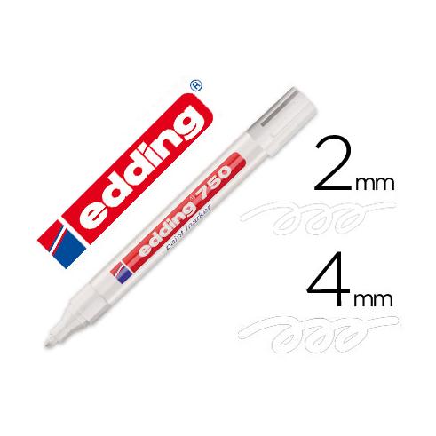 EDDING 750 BLANCO PERMANENTE