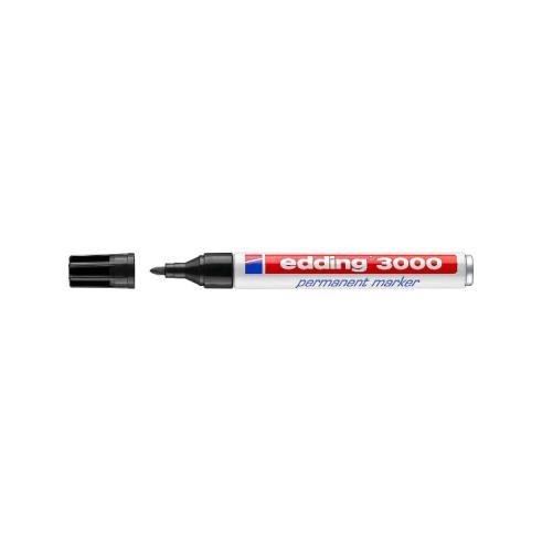 EDDING ROTULADOR PERMANENTE 3000 NEGRO