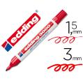 EDDING ROTULADOR PERMANENTE 3000 ROJO