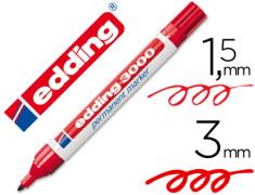 EDDING ROTULADOR PERMANENTE 3000 ROJO
