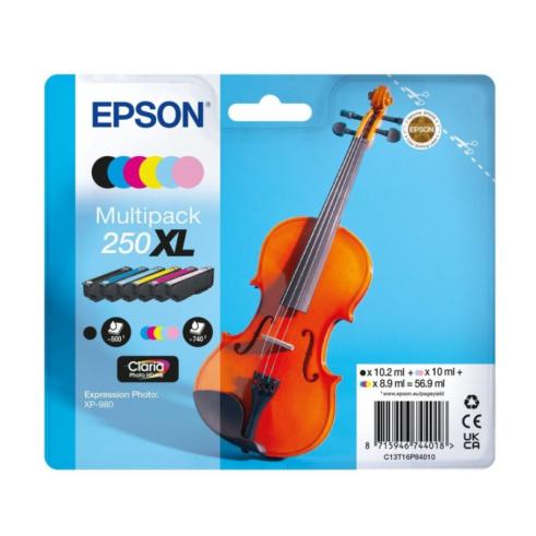Epson 250XL Pack de 6 Cartuchos Originales