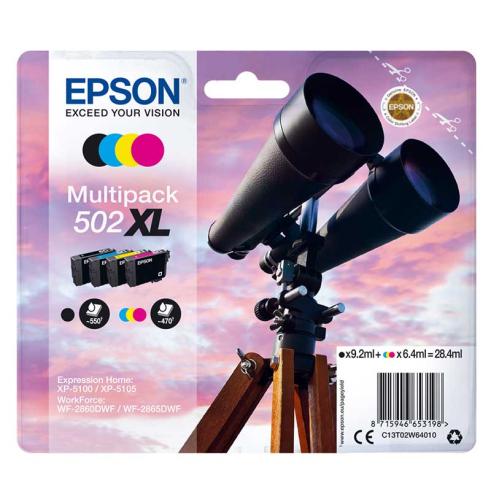 Epson 502XL Pack de 4 Originales