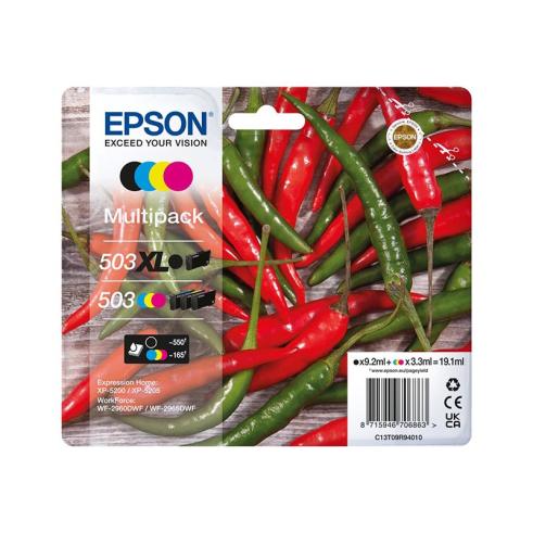 Epson 503XL/503 Pack de 4 Originales