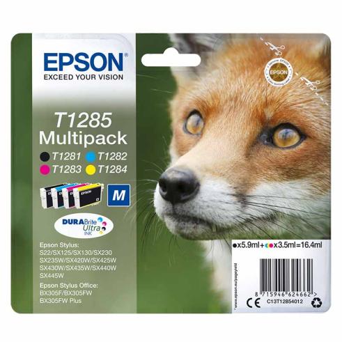 Epson T1285 Pack de 4 Originales