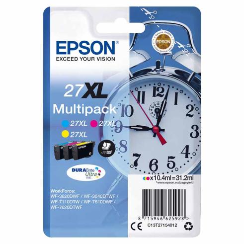 Epson T2715 (27XL) Pack de 3 Originales