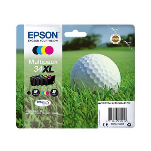 Epson T3476 / 34XL Pack de 4 Originales