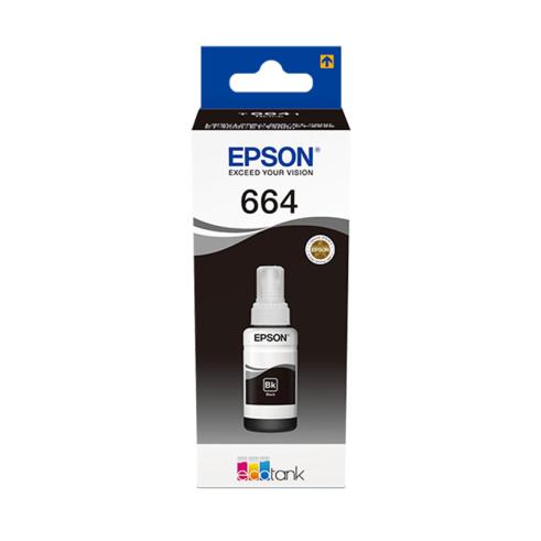 Epson T6641 Negro Botella de Tinta Original
