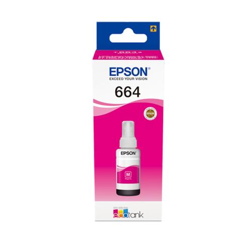 Epson T6643 Magenta Botella de Tinta Original