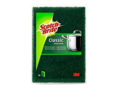 Estropajo Scotch Brite Fibra Verde con Esponja