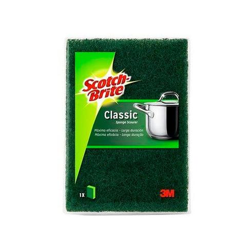 Estropajo Scotch Brite Fibra Verde con Esponja