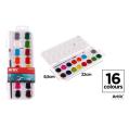 Estuche de Pinturas Acuarelas Semi Seco 16 Colores
