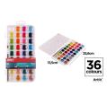 Estuche de Pinturas Acuarelas Semi Seco 36 Colores
