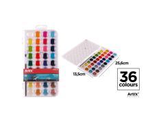 Estuche de Pinturas Acuarelas Semi Seco 36 Colores