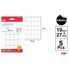 Etiquetas Autoadhesivas Rectangulares Blancas 19x27mm 125u